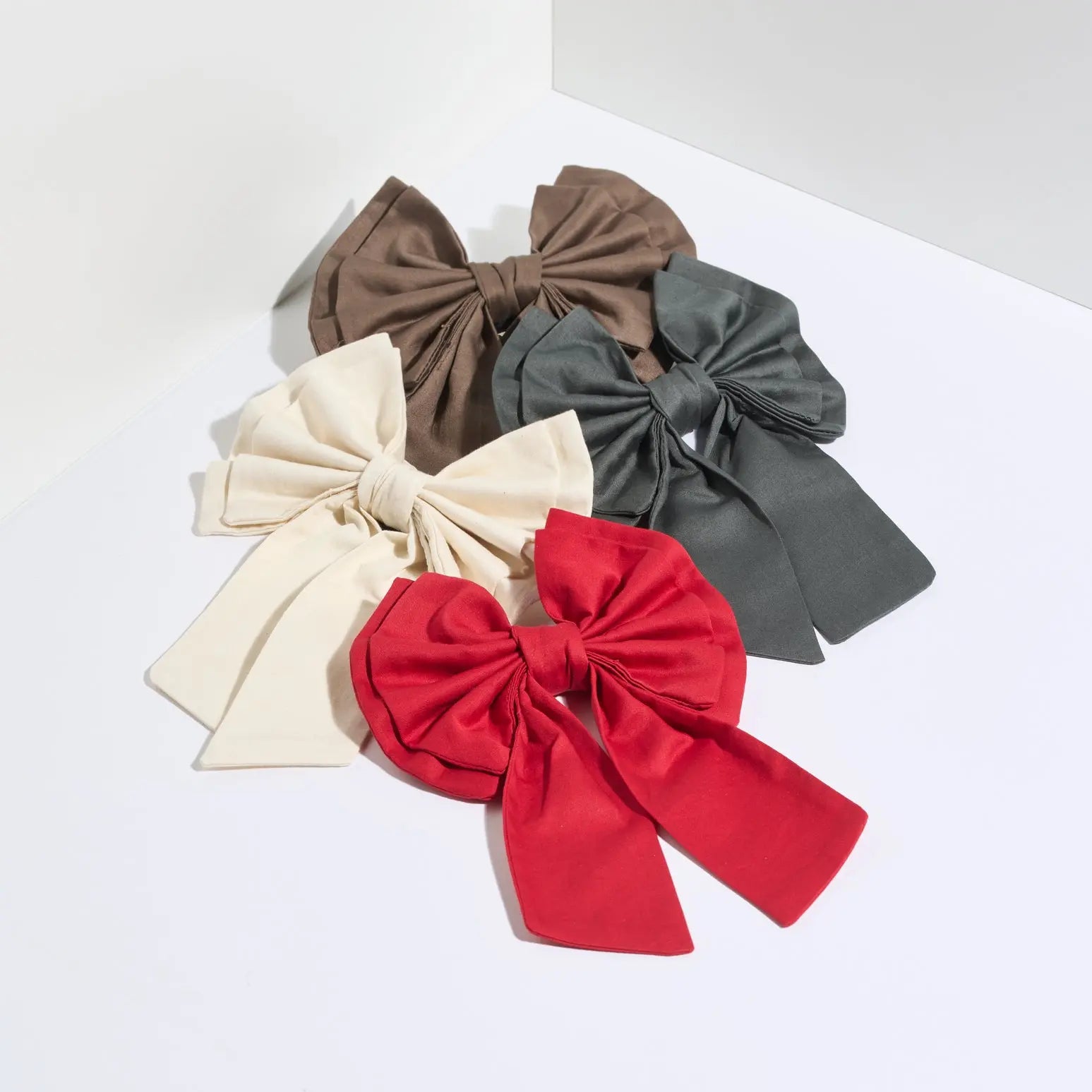 HUMDAKIN Dekorativ Sløjfe Organic Textiles 235 Rushing Red